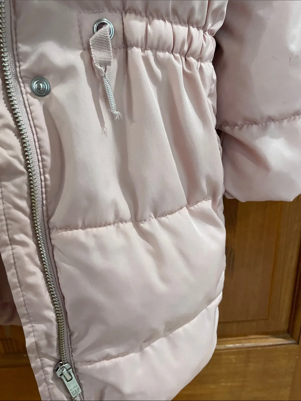 GAP Light Pink Hooded Puffer Coat